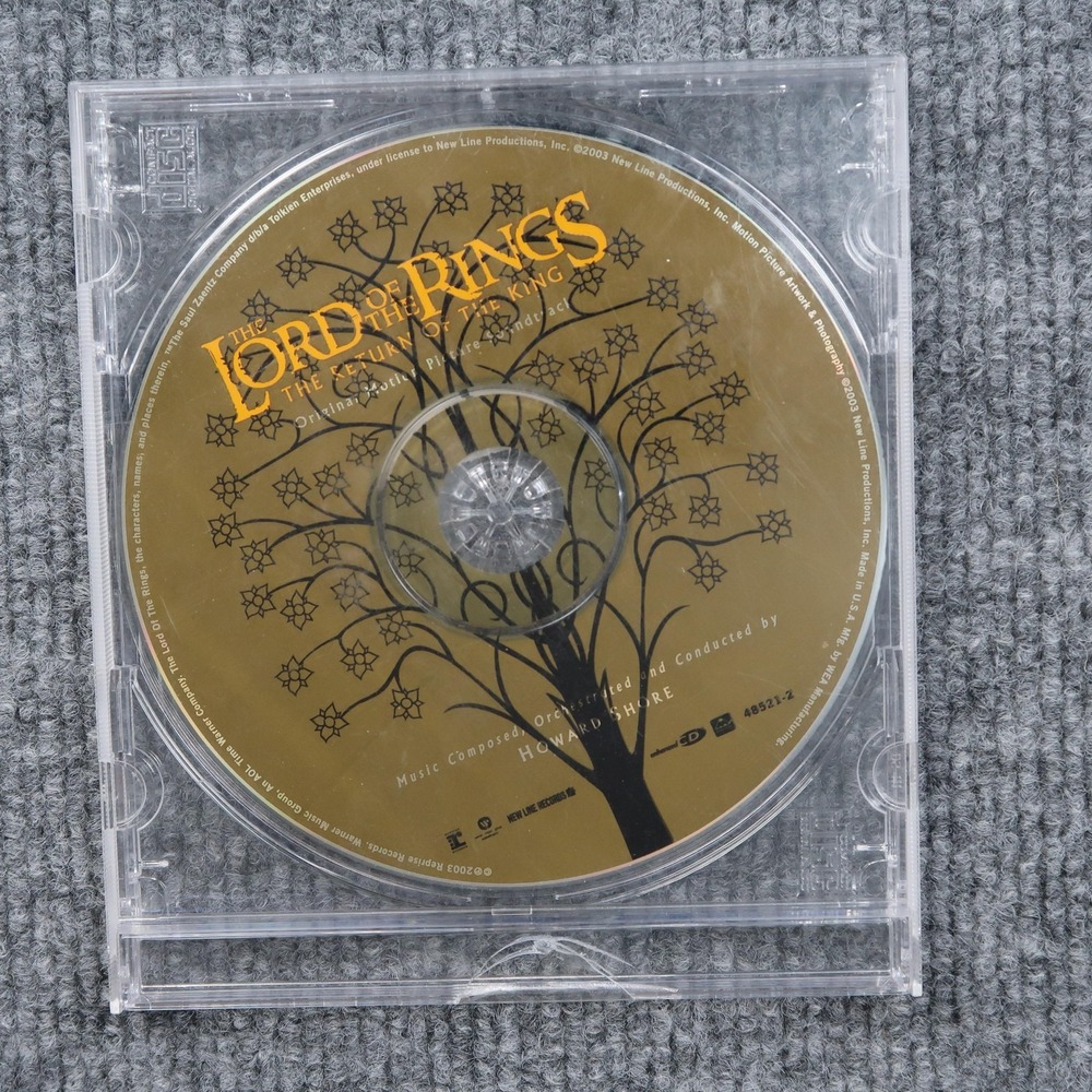 Lord of the Rings CD Return of the King Soundtrack Howard Shore Movie Score 2003